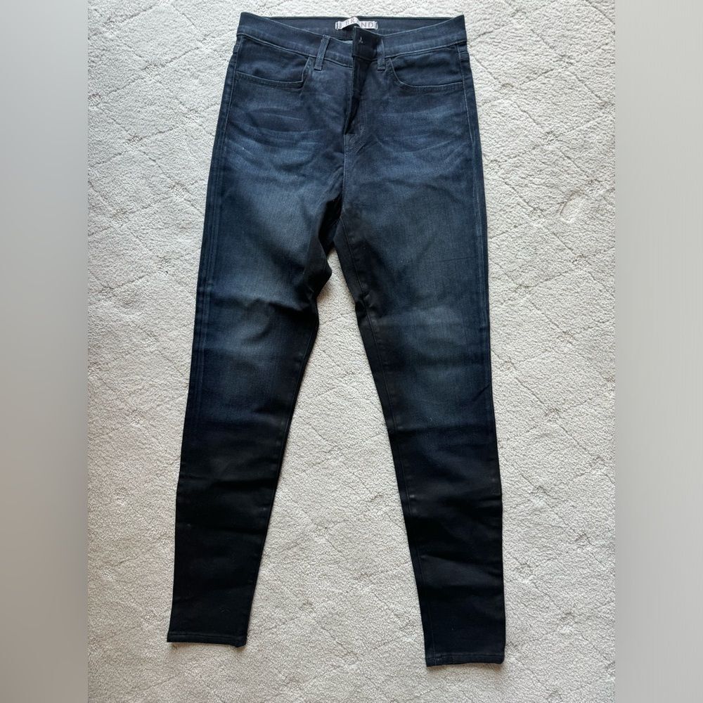 J Brand skinny coated jeans with ombré effect size 29